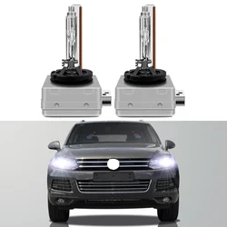 폭스바겐 Touareg 2004-2010 6000K HID 크세논 헤드라이트 전구 하이 로우 빔(원래 전구에만 적합)