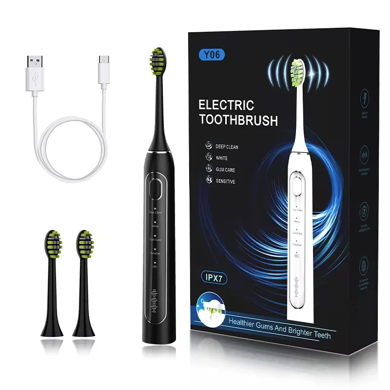 

IPX7 Travel Sonic Toothbrush Magnetic Levitation Technology 42000vpm Adults Soft Ultrasonic Electric Toothbrush