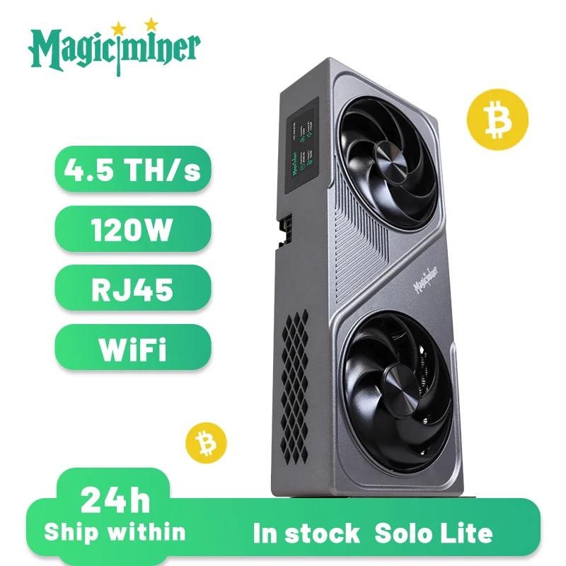 

Lucky Miner Lv09 Magic Miner BG01 Биткойн Хешрейт 4,5TH/s Solo Miner Lottory Lucky Miner Lv08