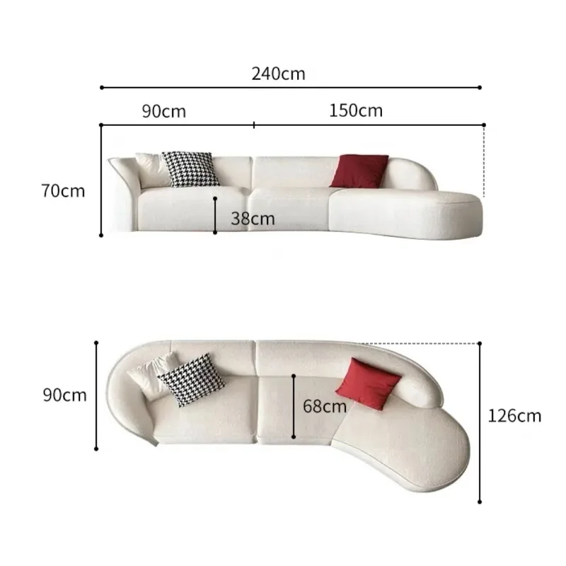 Classic Minimalist Living Room Sofas Modern Lazy Corner Gaming Sofa Relaxing Elegant Woonkamer Banken Furniture Accessories - Image 5