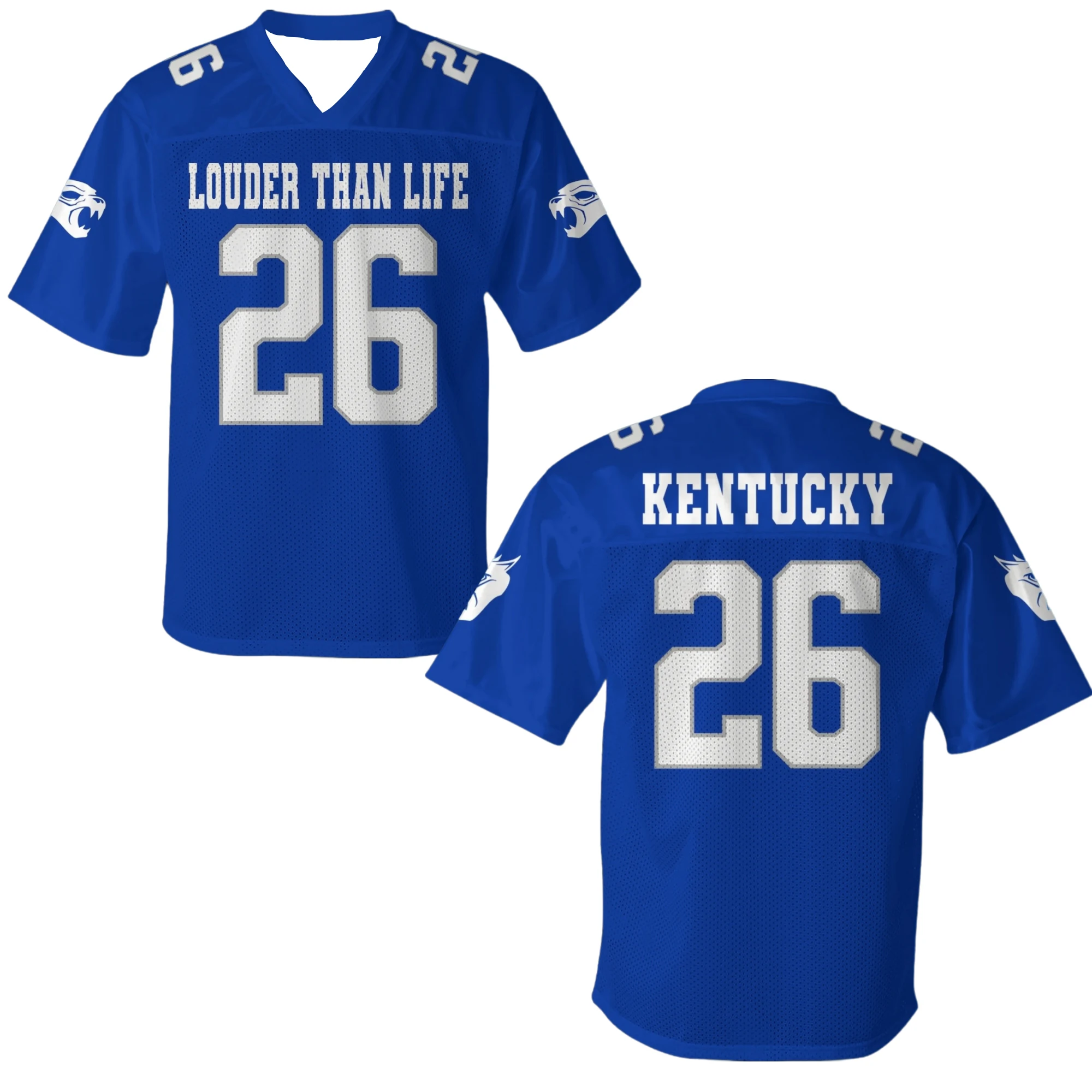 2026 Louder Wildcats KENTUCKY Rock Music Festival Jersey Men's Woman's Summer Breathable Quick-dry Y2k Casual T-Shirt Fan Gift