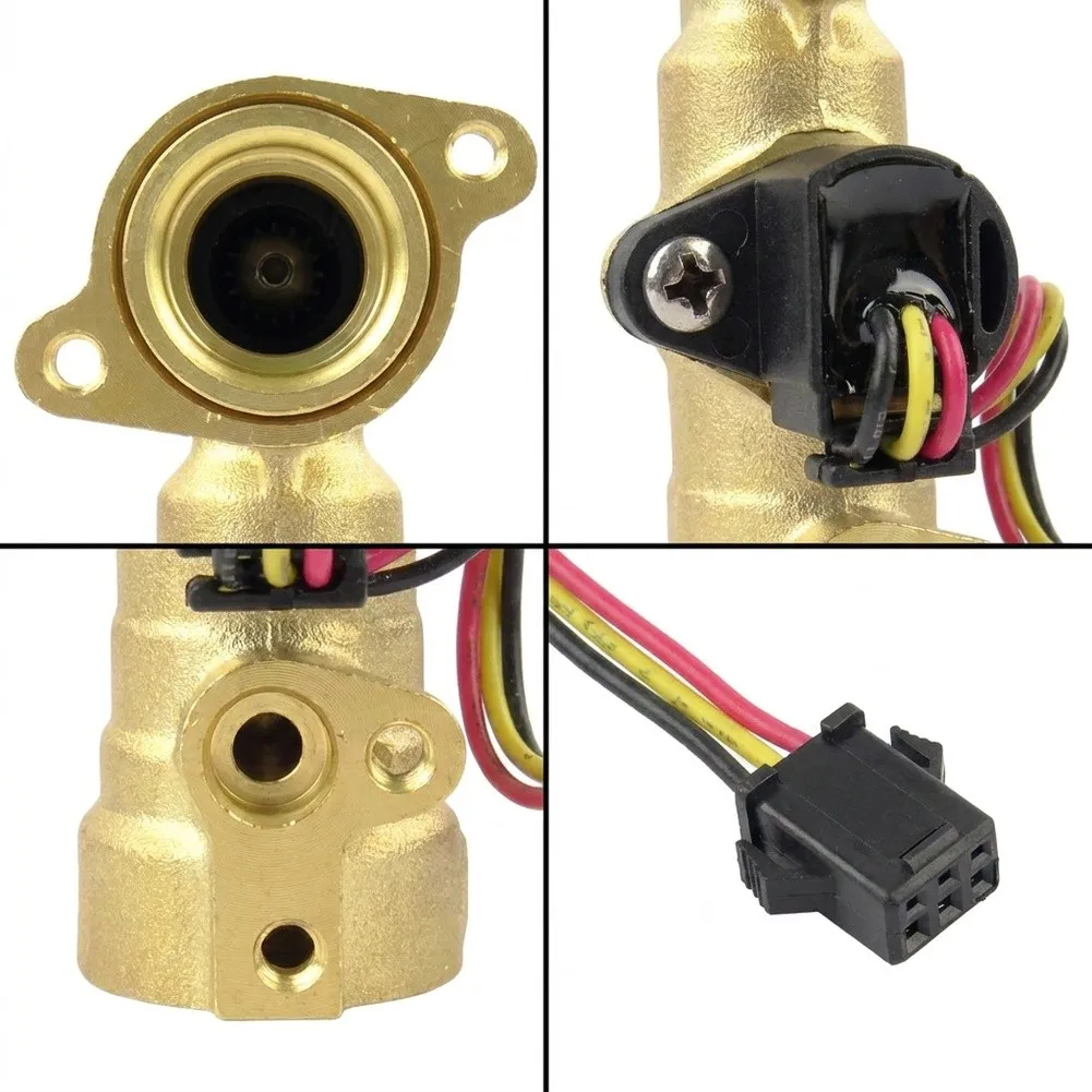 Water Flow Sensor Plastic Copper For Gas Water Heater Spare Parts Efficient Detection Safety Replacement Easy Installation