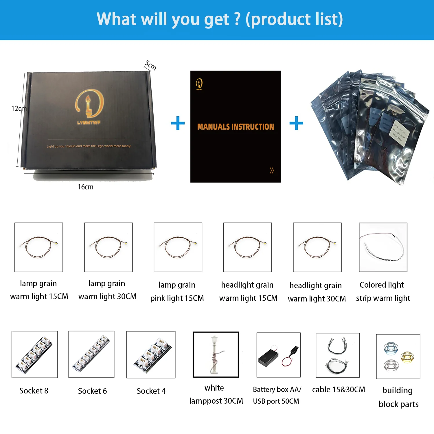 LYBMTWF Led Lighting Kit for LEGO-10312,Compatible with Lego Jazz-Club Model（Only Light kit Not Include The Lego Set）