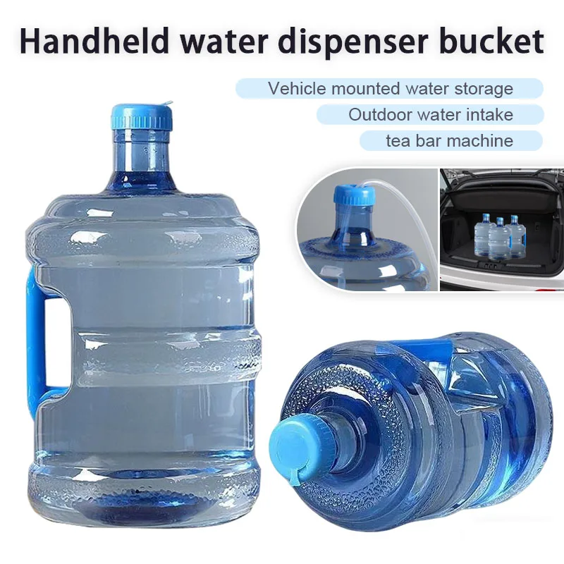 

Handheld water dispenser bucket, thickened with lid,outdoor car mounted water storage bucket,removable and washable,empty bucket