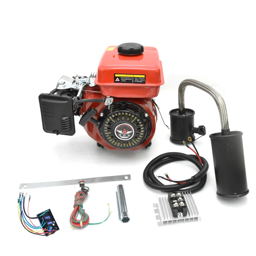 controlador de processo do extensor da escala do gerador da gasolina do dobro silenciador 3000r min 3000w para o veiculo a motor bonde de 48v 60v 72v novo 01