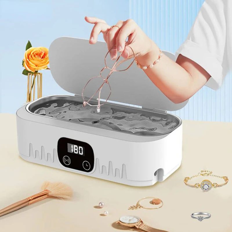 

Ultrasonic Glasses Cleaning Ultrasound Jewelry Cleaner Machine High Frequency Ultrasonic Cleaning Bath For Jewelry washing