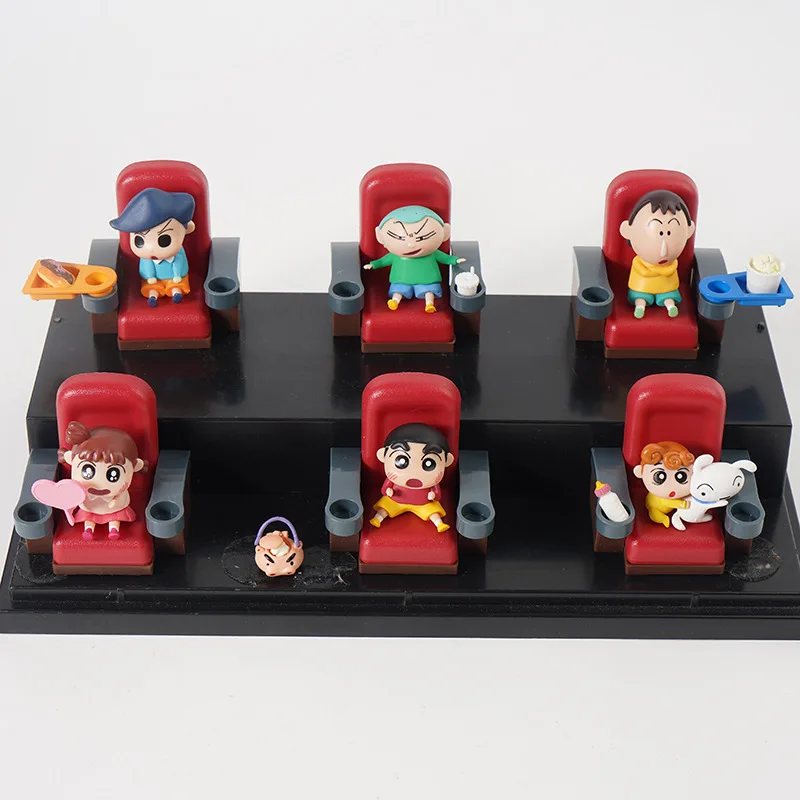 Crayon Shin-chan Spring Day Cinema Series PVC Statue Action Figurine Desk Collectible Anime Model Toys Figures Gift