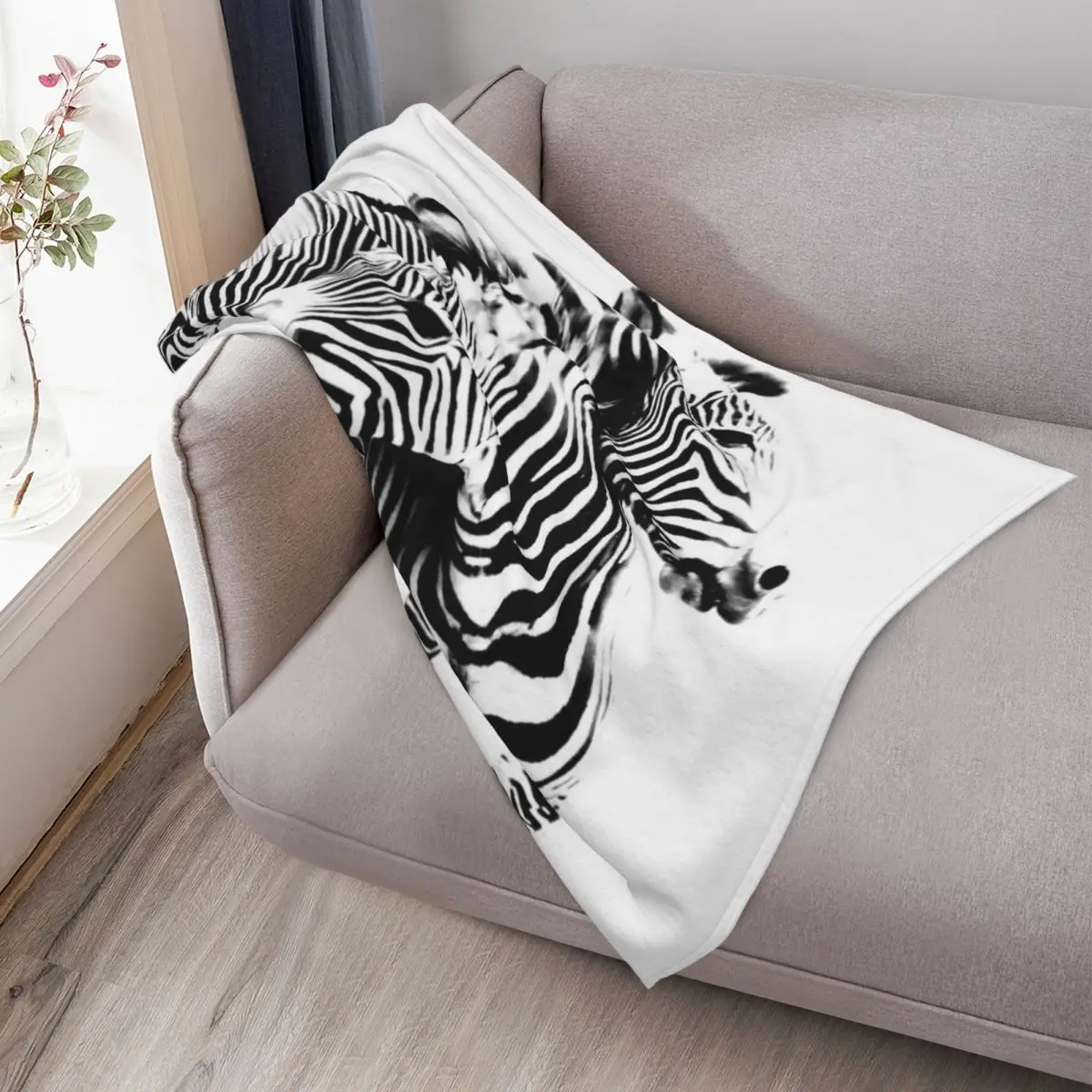 جريف زيبرا رمي البطانيات وبطانيات المانجا لبطانيات لحاف السرير #3