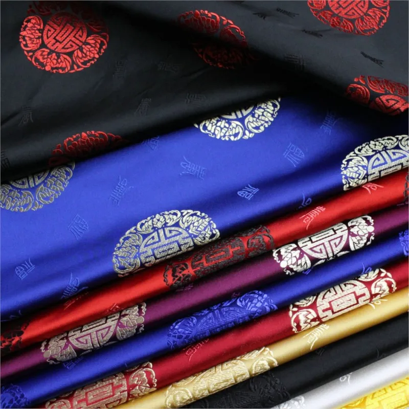 

Chinese-style jacquard silk brocade fabric for cushions throw pillows and decoration antique