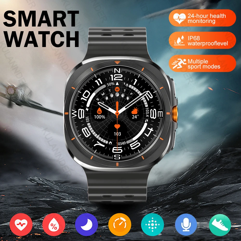 2024 New Smart Watch IP68 Water Resistant Bluetooth Call Multi Health Sports Monitoring Men Women Smart Watch 1.43’ AMOLED Scre