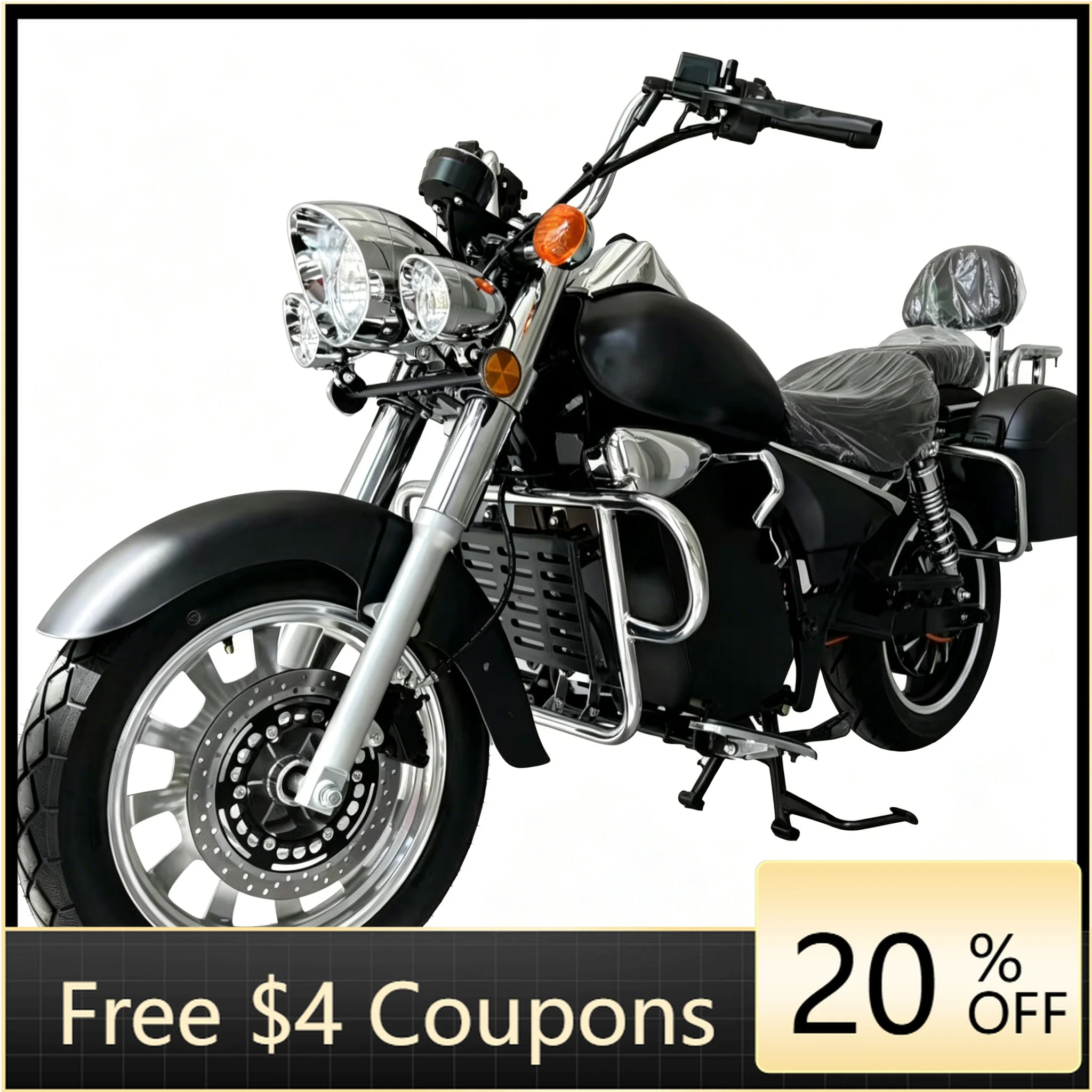 Yzhgb Durable Cruise Bikes, High-Power Racing Electric Motorcycles