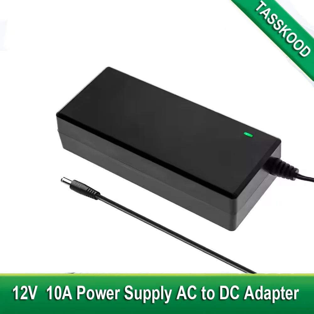 

Адаптер питания переменного тока 100-240 В в постоянный ток 12 В 10 А, трансформатор 120 Вт для 5050 3528, светодиодная лента, камеры видеонаблюдения, 3D-принтер