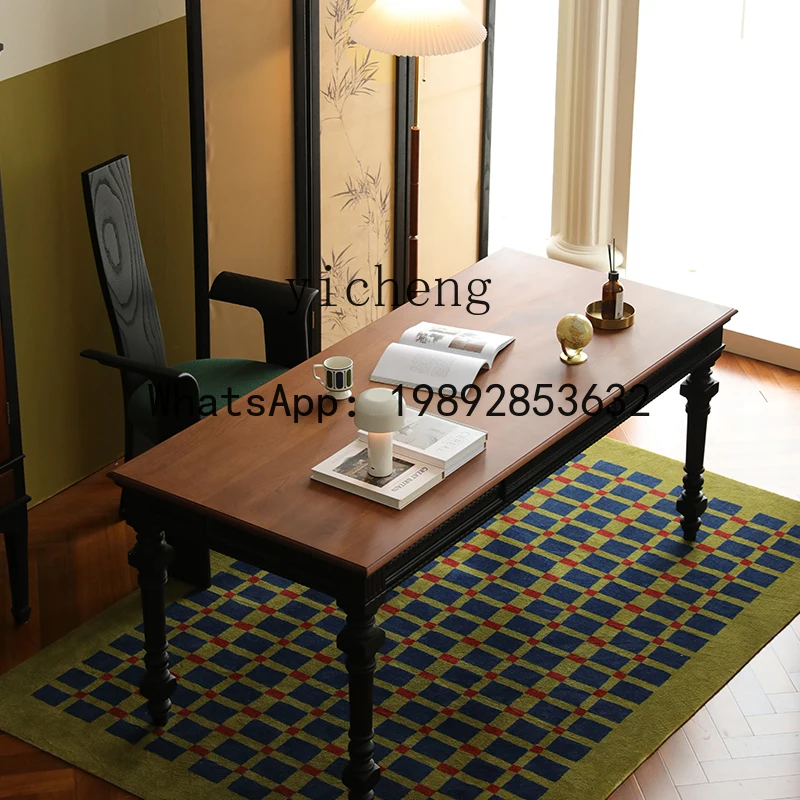 

Vintage Nanyang Desk Household Real Dining Table Writing Desk