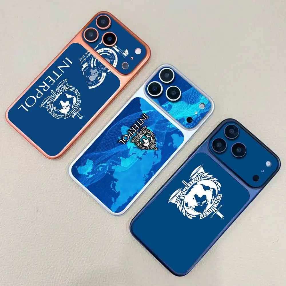 I-Interpol For Apple iPhone 17 pro Max /17 pro body Back Cover Decal Skin Colorful Rear Protective Sticker Film