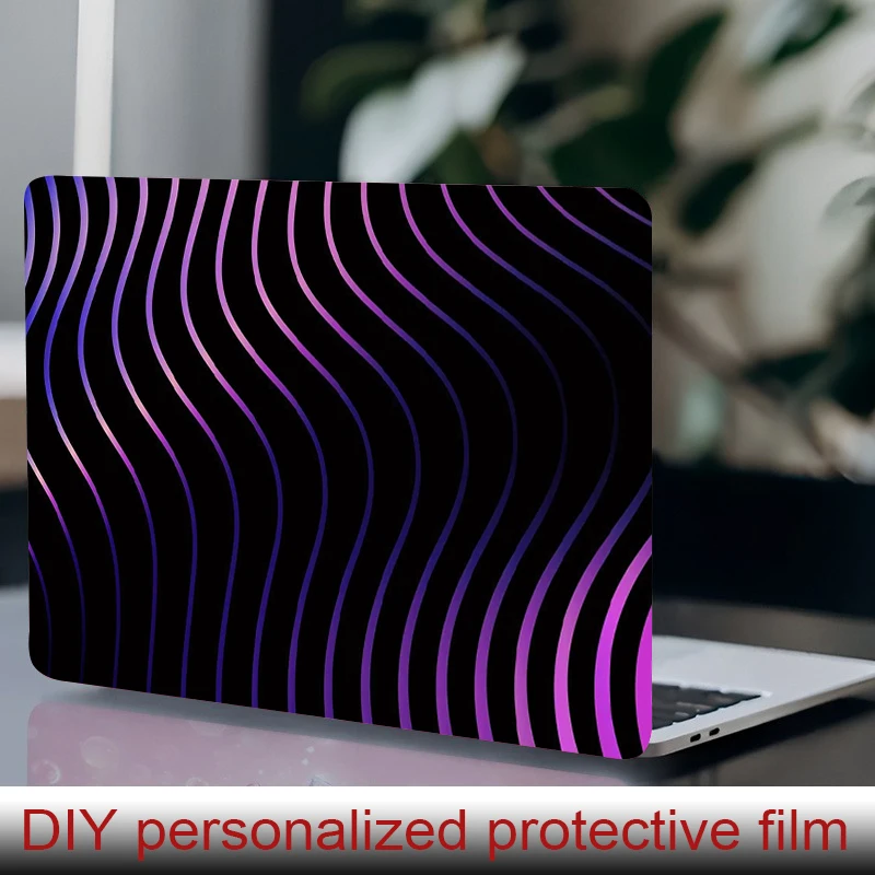 

2 наклейки для ноутбуков, защитная пленка с тканым узором, наклейка для самостоятельной защиты от царапин