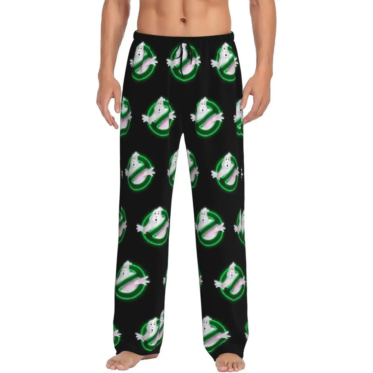 

Custom G-Ghostbusters Pajama Pants Men's Supernatural Comedy Film Sleepwear Lounge Sleep Bottoms Stretch with Pockets