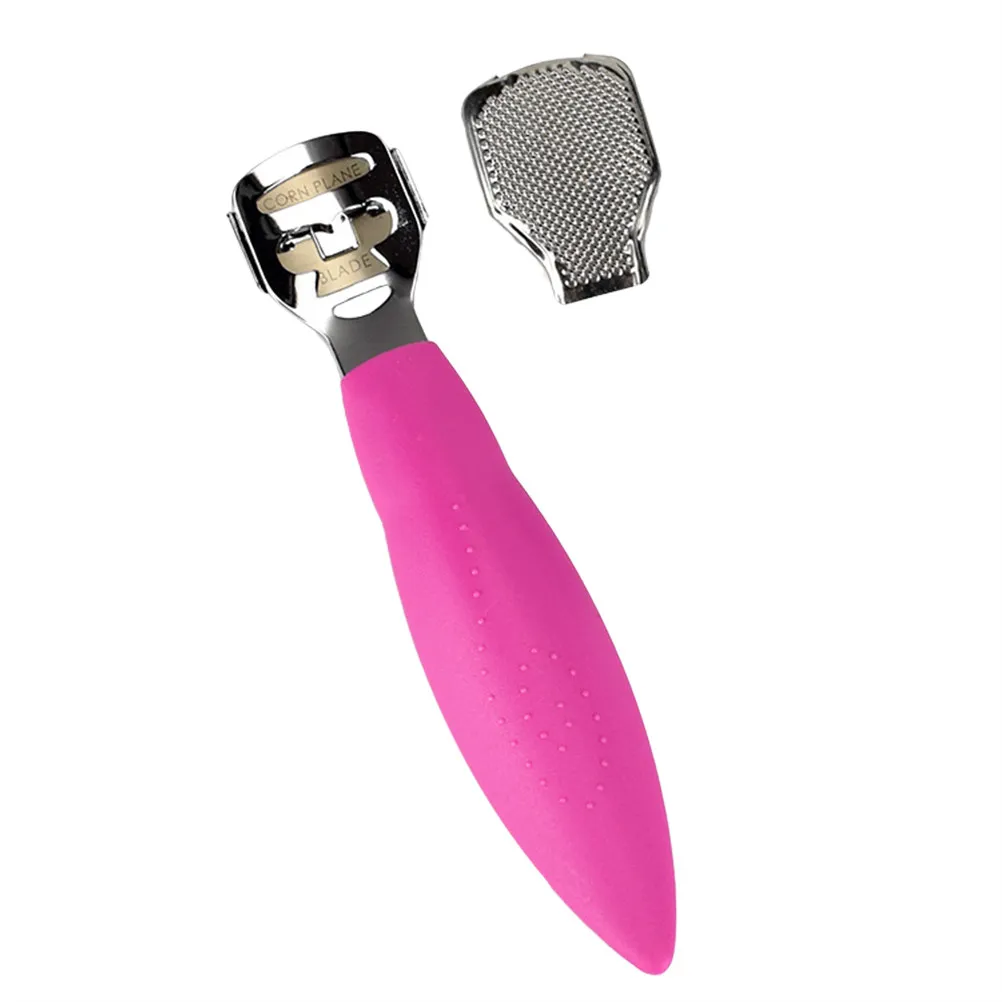 2Pcs Foot Care Pedicure Set Professional Foot Rasp Callus Remover Corn Cracked Skin Callus Treatment Softening
