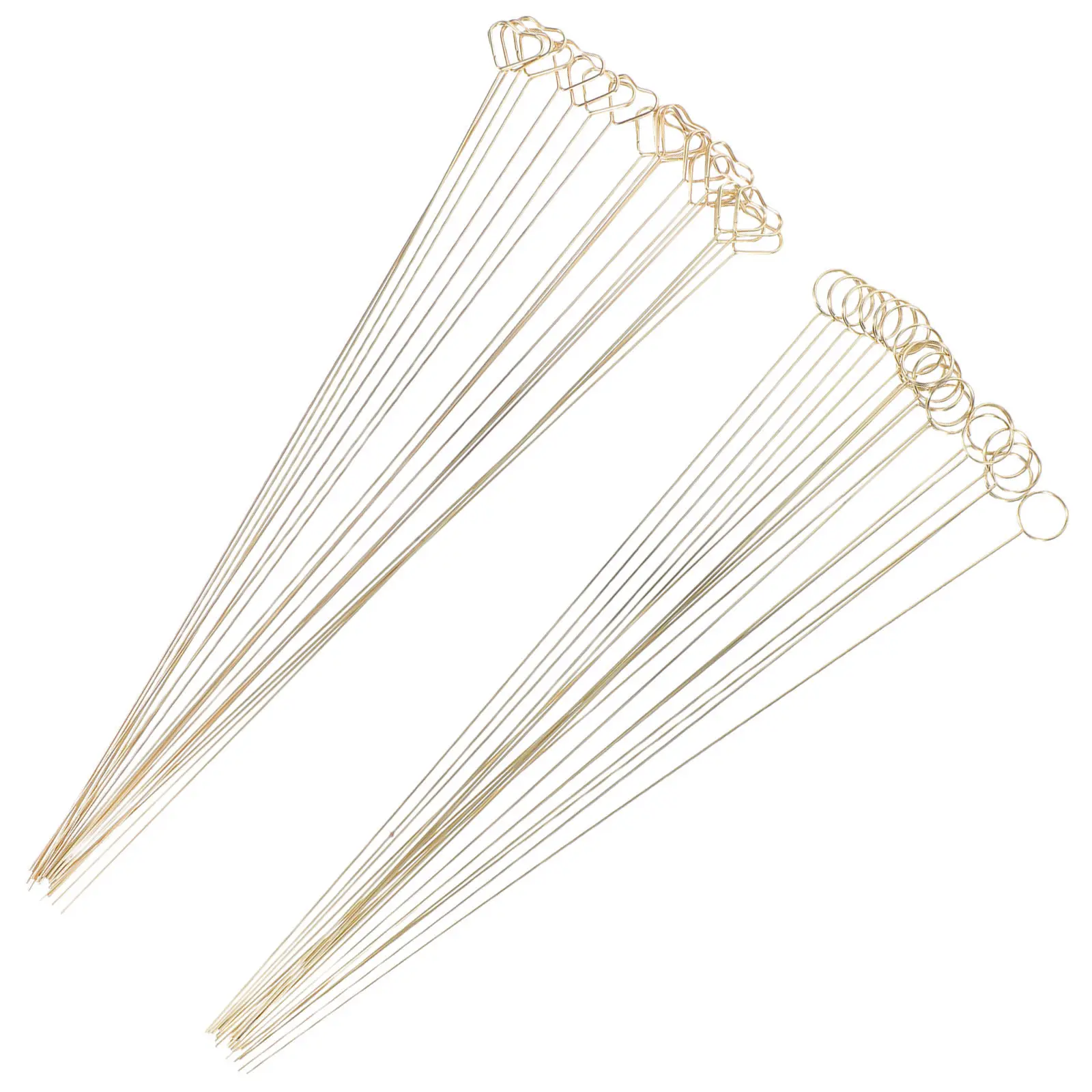 40Pcs Gold Metal Floral Card Holder Pick for Bouquet Wedding Decoration Photo Greeting Card Placecard Holder Flower Arrangement