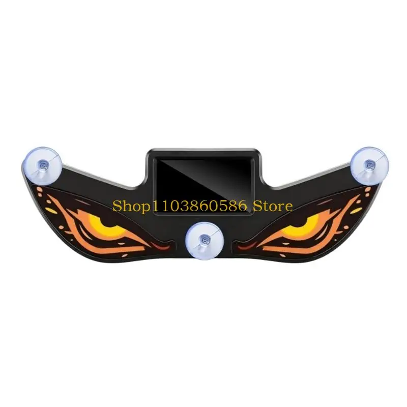 242A Animated Devil Eye Car Dynamic Window Light with Solar Charging and 5 Modes