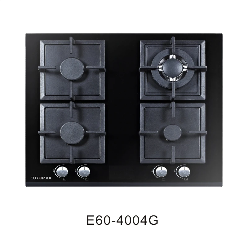 Factory Built-in 4 Burners Cooker Gas Hob/Cooking 60CM Gas Cooktop Glass Gas Stove