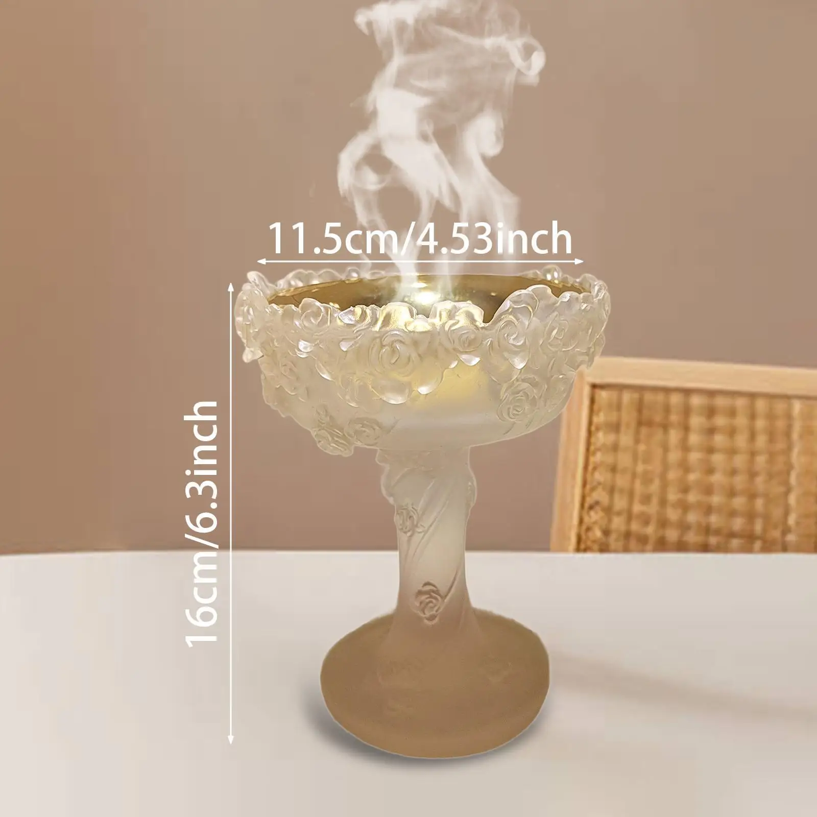 Incense Burner Decorations Creative Fashion Party Favors Decorative Cone Holder for Study Room Farmhouse Desk Desktop Bedroom