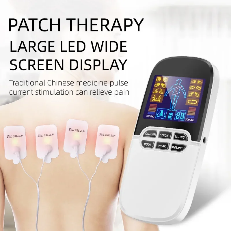 TENS Unit EMS Muscle Stimulator Pain Relief Therapy Sciatica Neck Back Pain Portable Stim Machine Muscle Recovery Machine