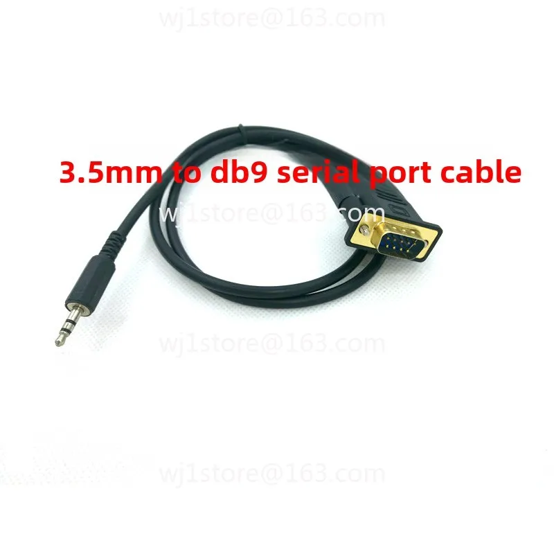 3.5 to 9-pin male serial port to RS232 cable DB9 hole female 3.5mm to 9pcom audio cable
