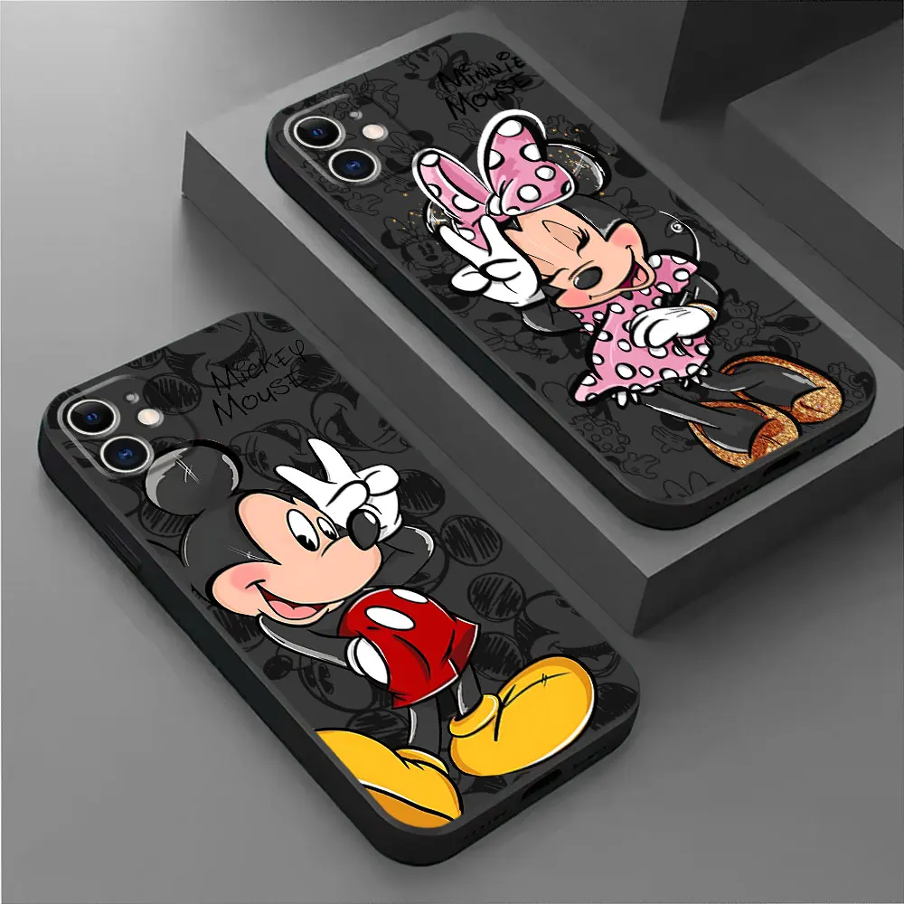 Case for Honor 8X 70 Lite 90 Pro 20 X6 X6a 4G X7 X8 X8a X9a 5G Mickey Minnie Kiss Love Cover