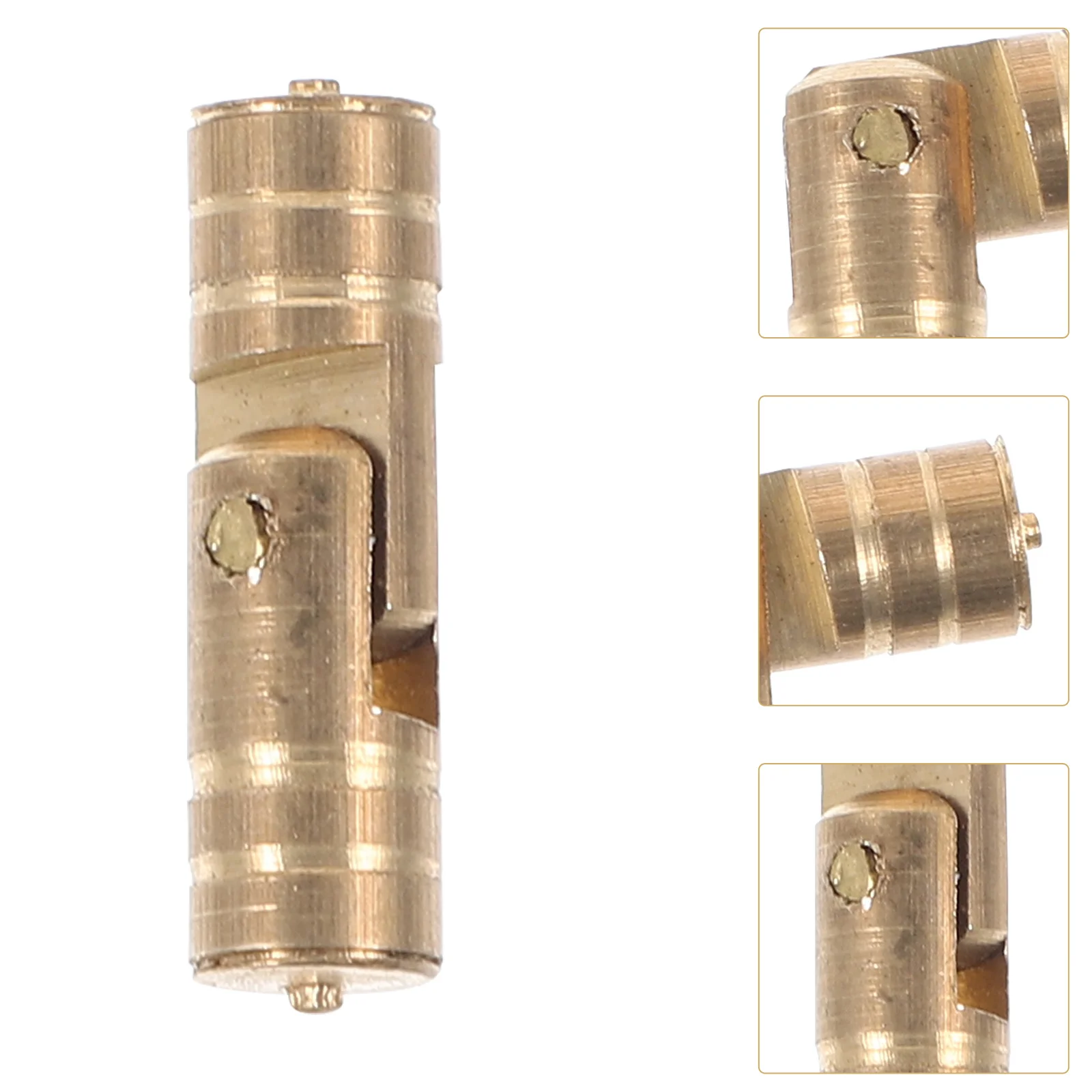 

10pcs Copper Hidden Small Cabinet For Jewelry Box Wooden Chest Furniture Metal Hinges Vintage Tiny Hinges