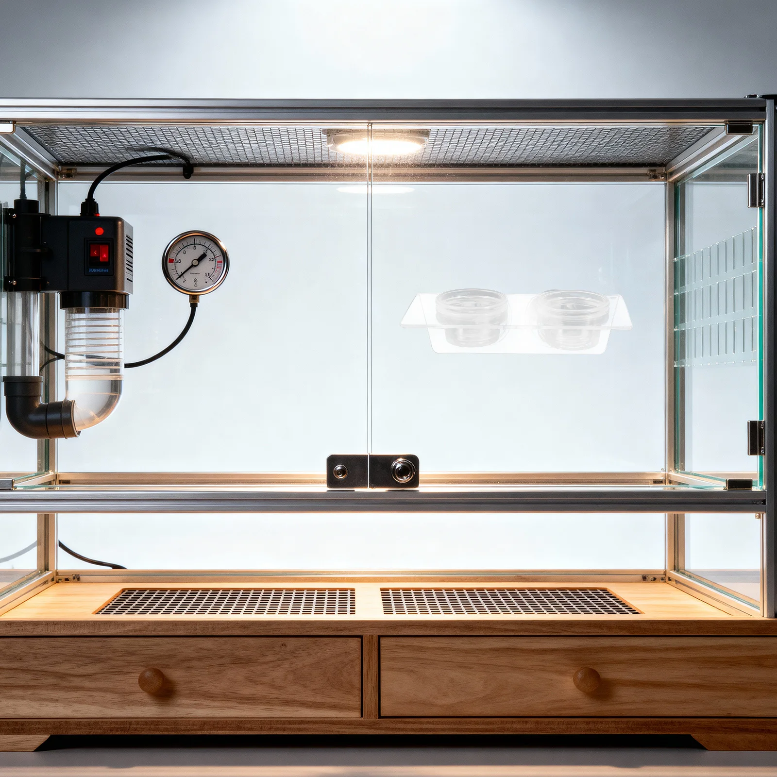 طبق تغذية الزواحف سهل التنظيف، قاعدة غير قابلة للانزلاق، تصميم متين، مثالي للسحالي، الثعابين، أبو بريص، الحرباء، الحيوانات الأليفة الصغيرة