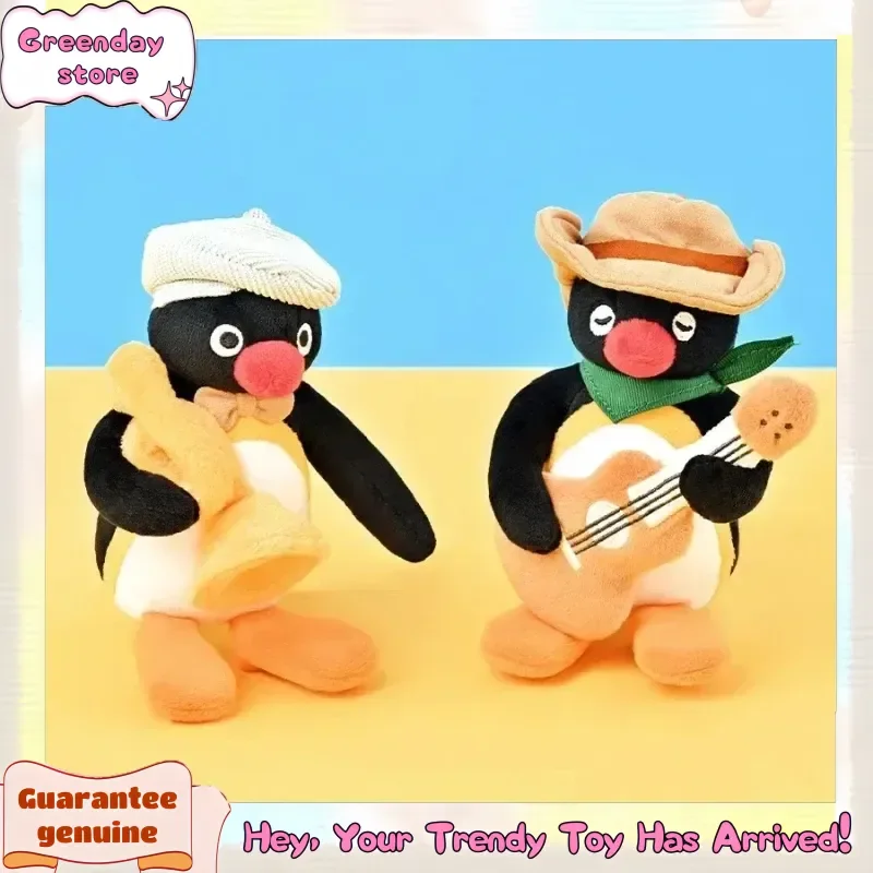 

New Pingu Plush Keychains Music Series Toy Doll Bag Decoration Gift Penguin Animal Anime Peripheral Children Halloween Toys Gift