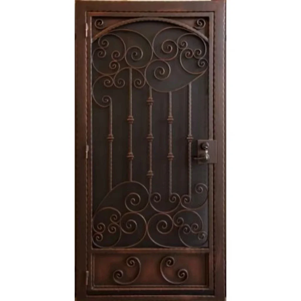 xx-Customization Factory Wholesale Iron Door Design Pictures Iron Doors Door Wrought Iron