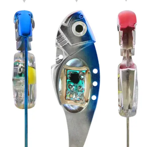 Droppformad undervattensögonform som lockar fisk för nattfiske, 100 timmars ljusfiskebete, flerfärgad LED-blixtlampa 8 best sales LED-bete - №8
