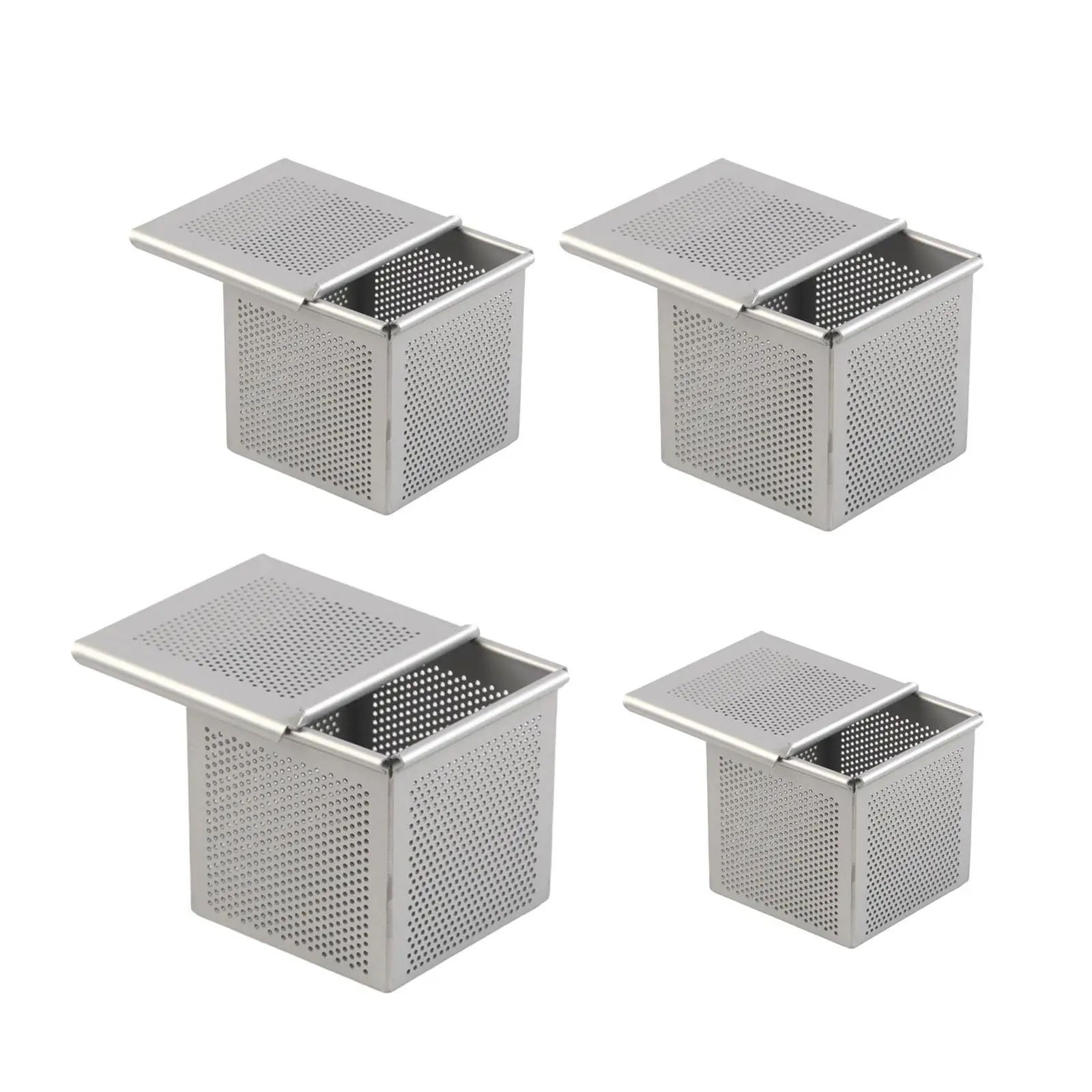 Mini Loaf Pan Sturdy Rectangular Oven Tray Removable Nonstick Aluminum Alloy Cake Pan Dish Tart Tin Puff Pastry Baking Tray