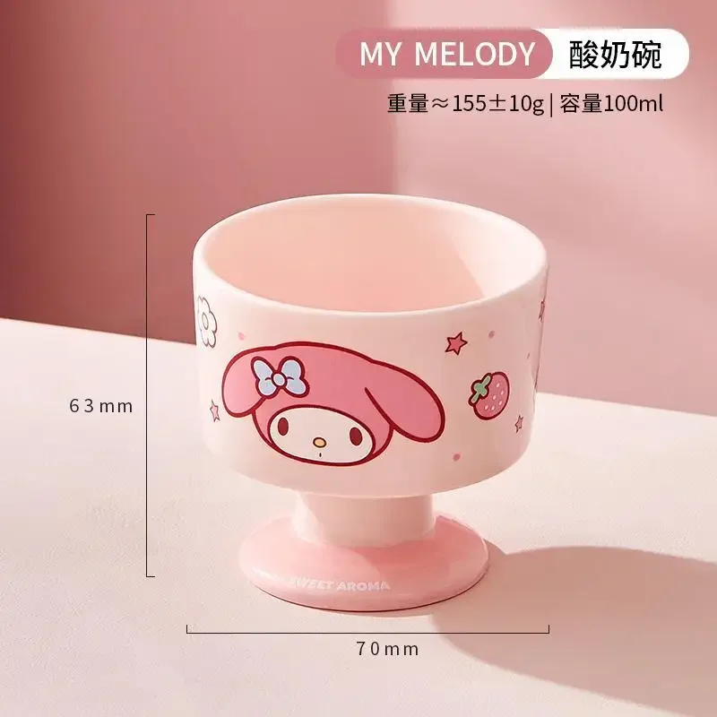 Sanrio My melody Cinnamoroll nuevo lindo patrón de dibujos animados con personalidad creativa moda para el hogar taza de cerámica resistente a altas temperaturas