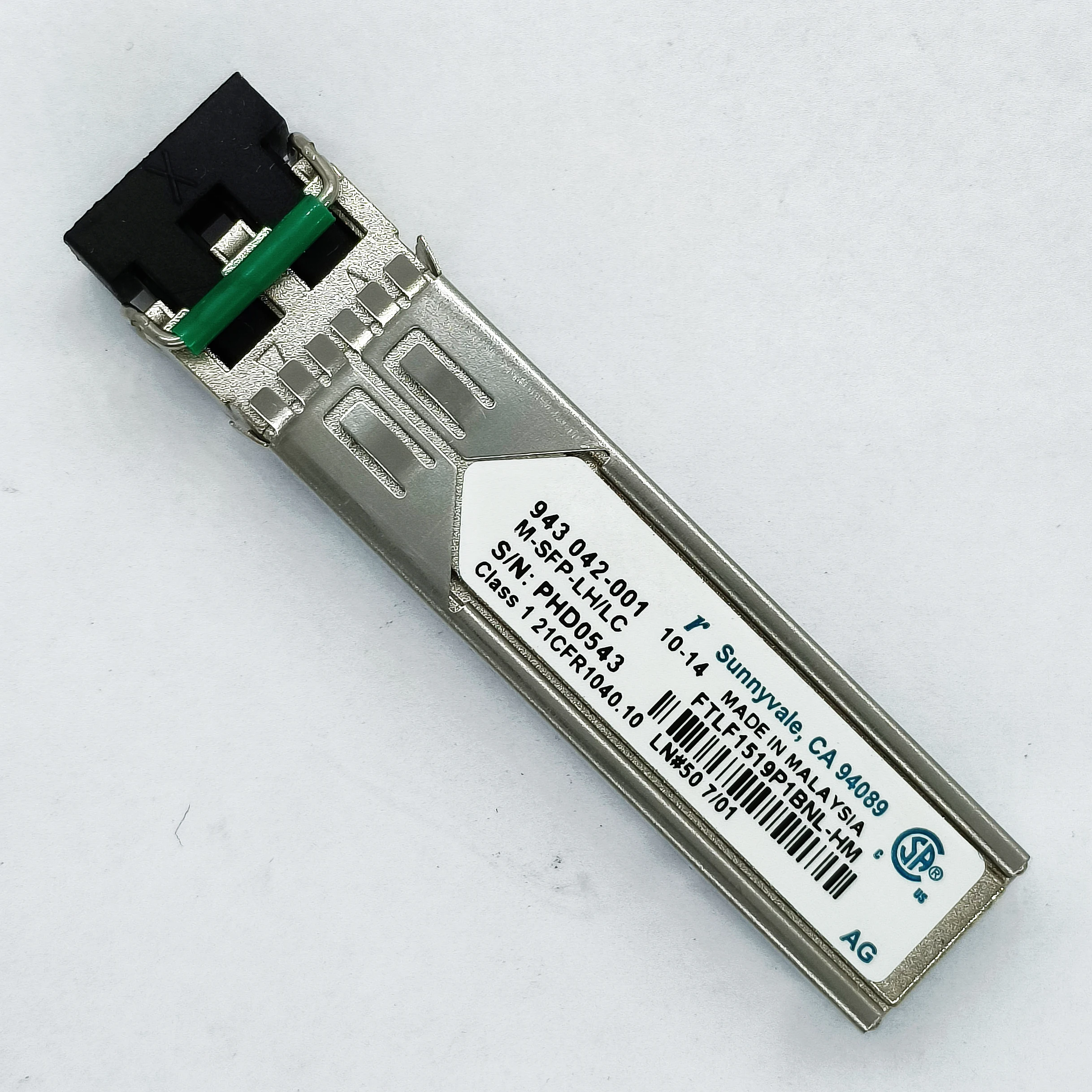 

Genuine For Finisar FTLF1519P1BNL 2Gb/s 1000BASE-ZX 1550nm 80km SFP SM Duplex LC Transceiver Optical Module