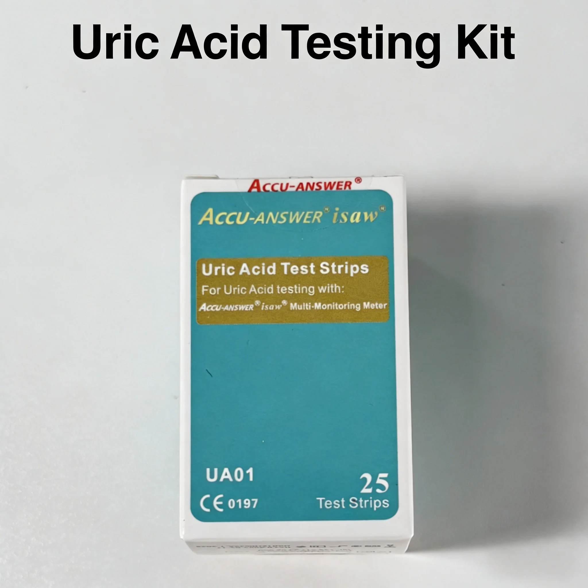 Isaw Fast Check Uric Acid Test Strips (25 Pack) Exp Date latest For personal use Product options