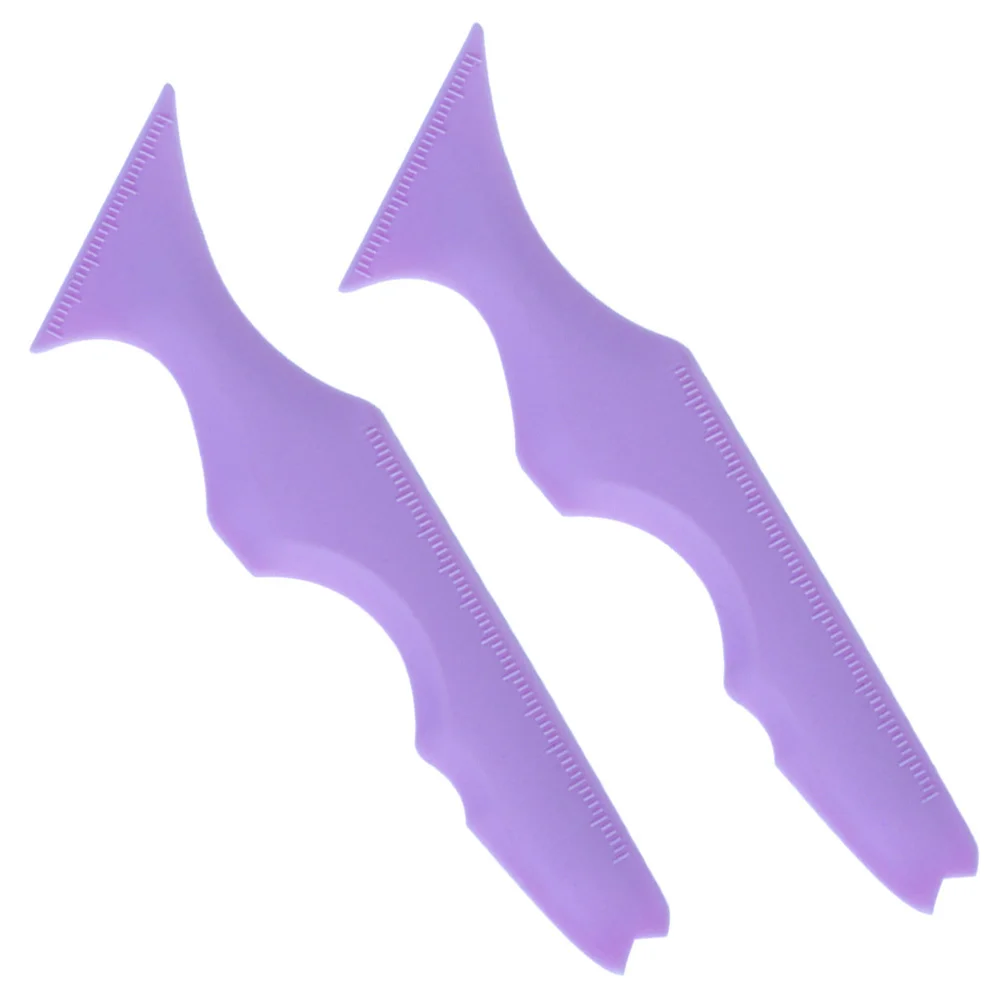 2 pezzi stencil per eyeliner guida per il trucco modello di fodera alata ombretto strumento per l'applicazione delle labbra stencil per eyeliner multifunzionali