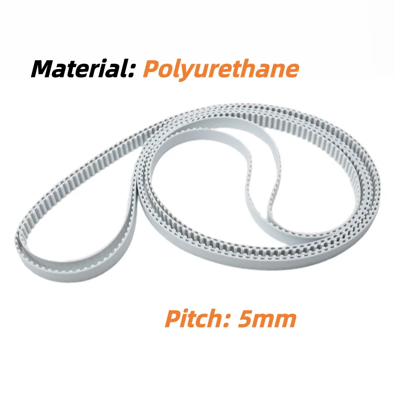 T5 PU Closed Loop Synchronous Timing Belt Pitch 5mm Width 10/15/20/25mm Perimeter 805-1000mm Polyurethane Drive Belt