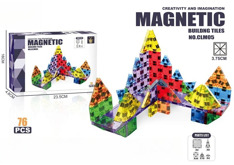 3.75 ซม.มินิแม่เหล็กชิ้น Building Blocks การศึกษาแม่เหล็กของเล่นเด็กแบบพกพาชุด DIY ASSEMBLY MOC อิฐของขวัญ