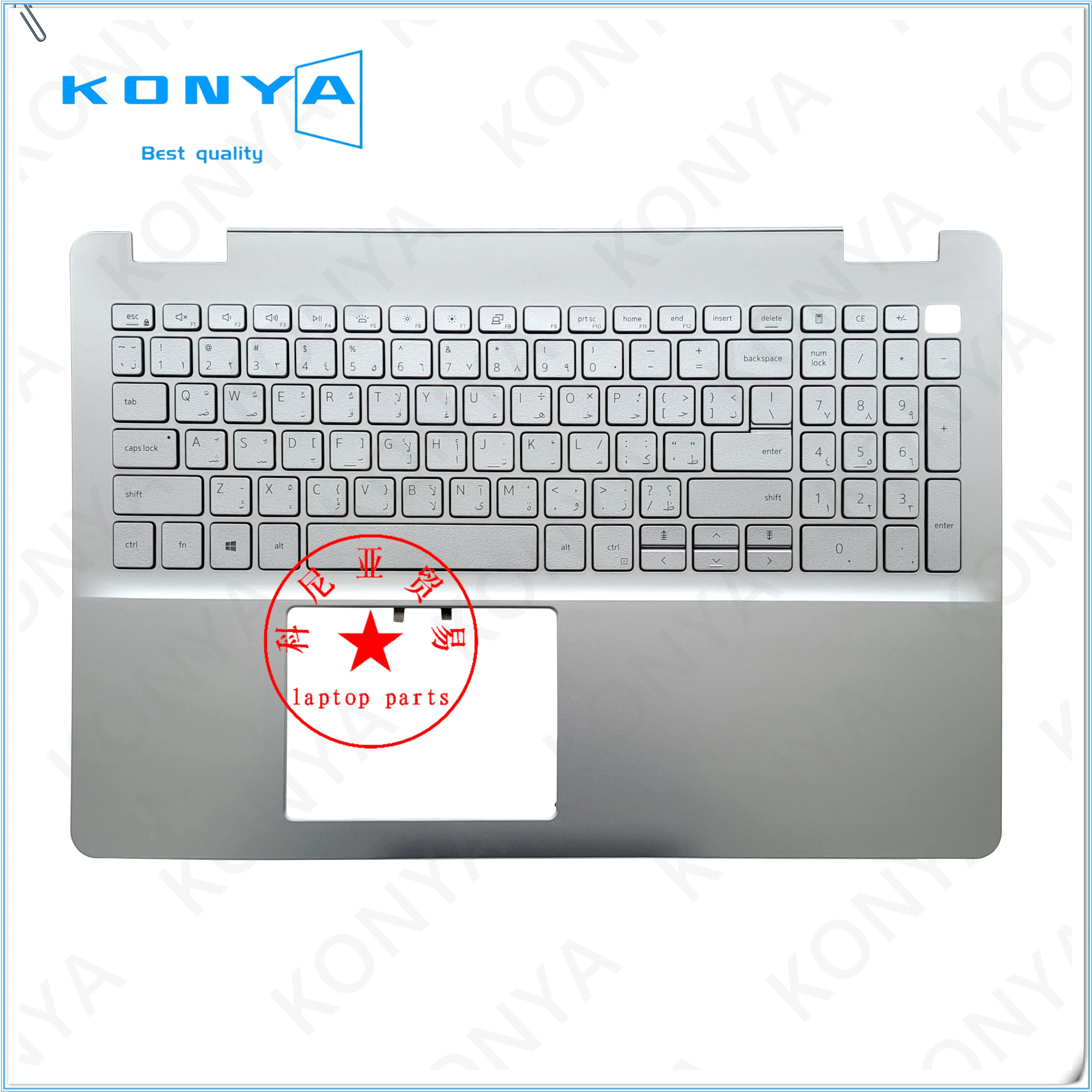 

New Original For Dell Inspiron 15 5584 Series Laptop Palmrest Upper Case Cover With Backlit Keyboard DFX5J CT4N9