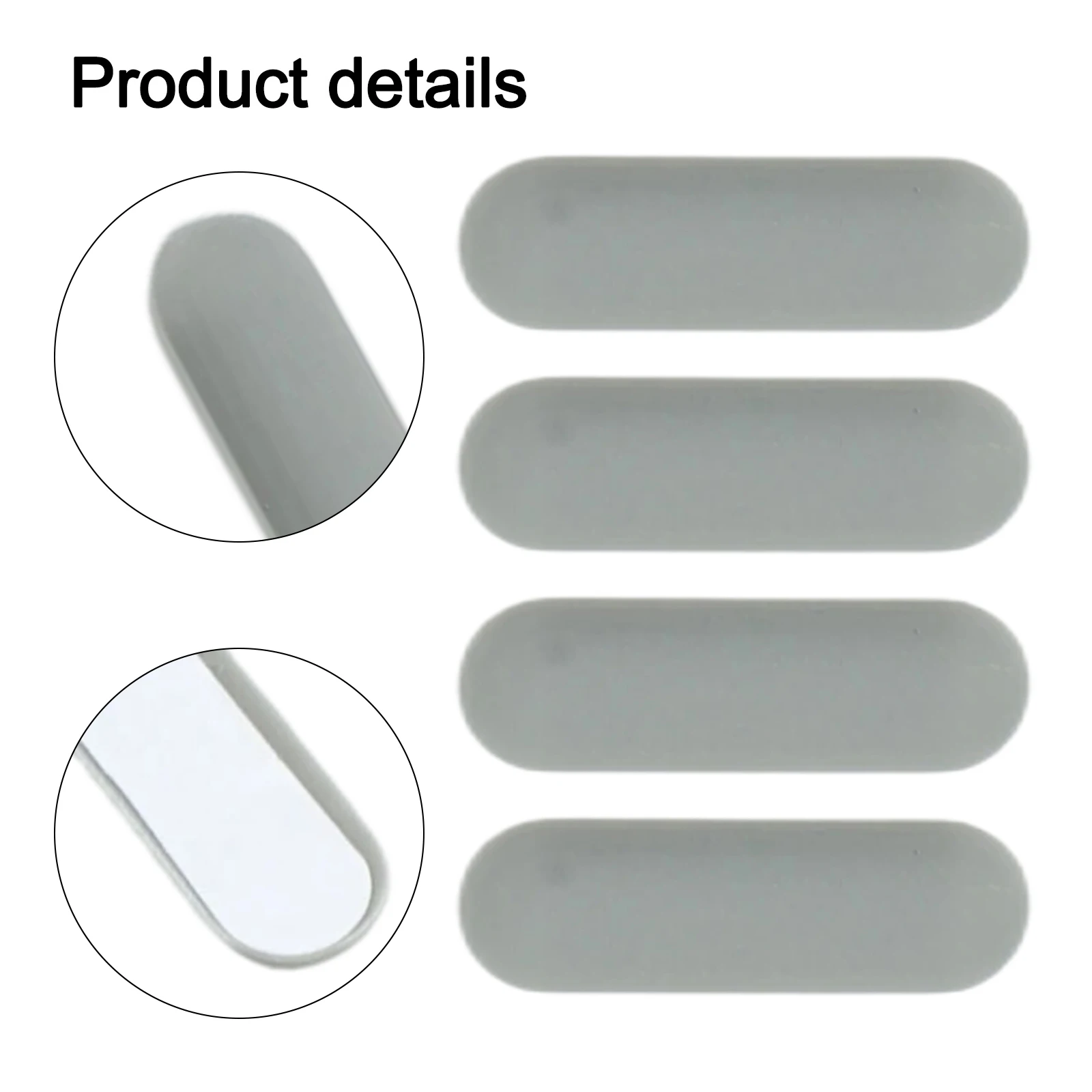 Anti Slip Rubber Bumper Feet 4Pcs for HP EliteBook 840G5 G6 745G5 G6 830 735G5 G6 Laptop Bottom Housing with Long Term Use