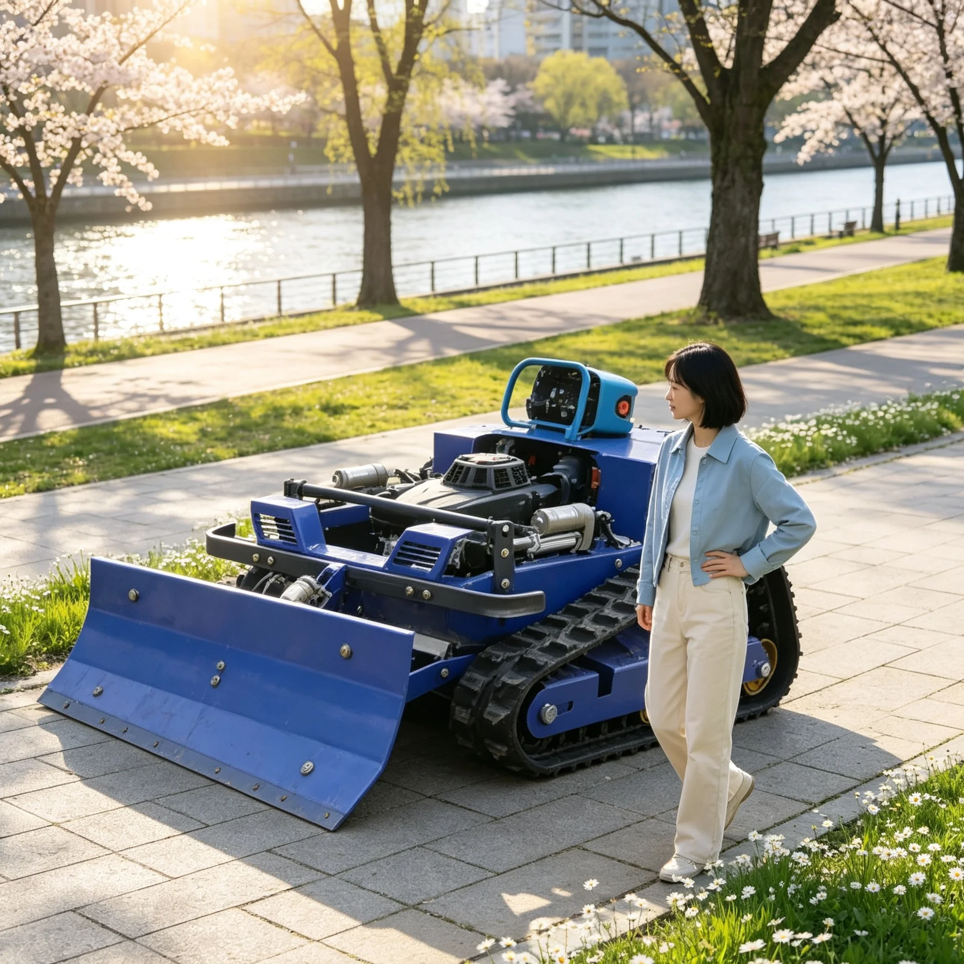 Customized High Efficiency Mowing,Recreation Ground Lawn Care,550 Series Remote Controlled Lawn Mower