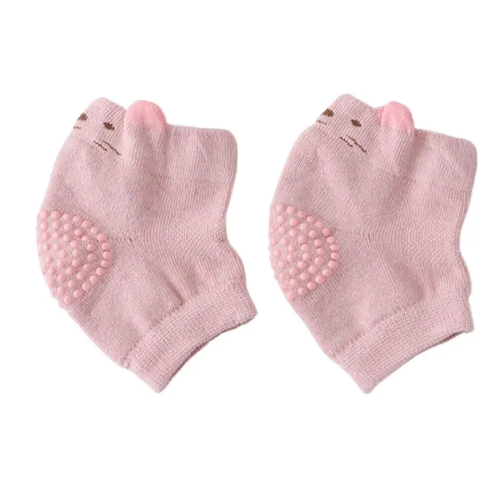 

High Quality Cotton Blend Baby Knee Pad Anti-slip Cartoon Baby Crawling Protector Anti-fall Baby Kneepad Baby