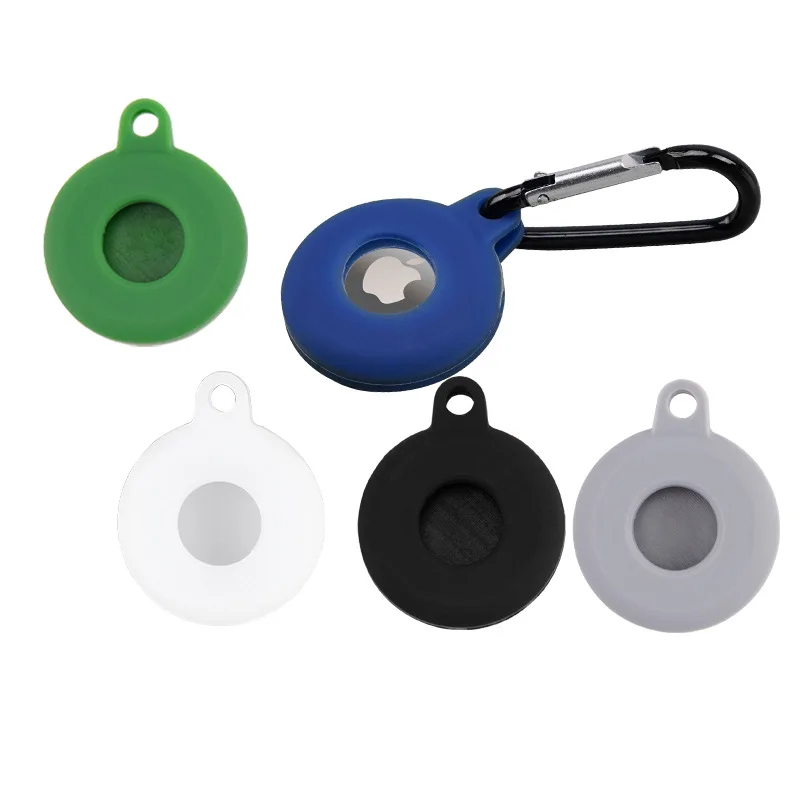 เคสสำหรับ Apple แท็กป้องกันการสูญหายเครื่องติดตามตำแหน่งป้องกันของเหลวแบบนิ่มปลอกซิลิโคนสำหรับอุปกรณ์เสริมแอร์แท็ก