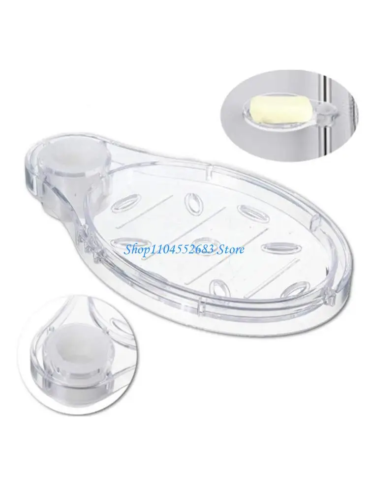 

Y6GD Multipurpose Soap Holder Clear Plastic Soap Box Lift Bar Soap Rack Holder