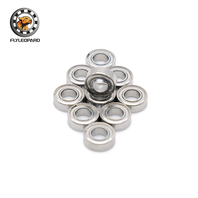 

SR166ZZ Bearing ABEC-7 (10PCS) 3/16"x3/8"x1/8" inch Miniature Stainless Steel SR166 ZZ Ball Bearings RC Model Parts