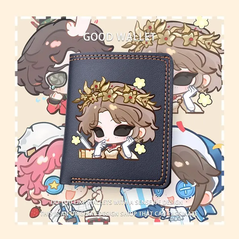 2025 Anime Identity V Game Cos Acrobat Bloody Queen Norton Campbell Gärtner Unisex Q-Version Bedruckte Pu-Geldbörse Geschenk