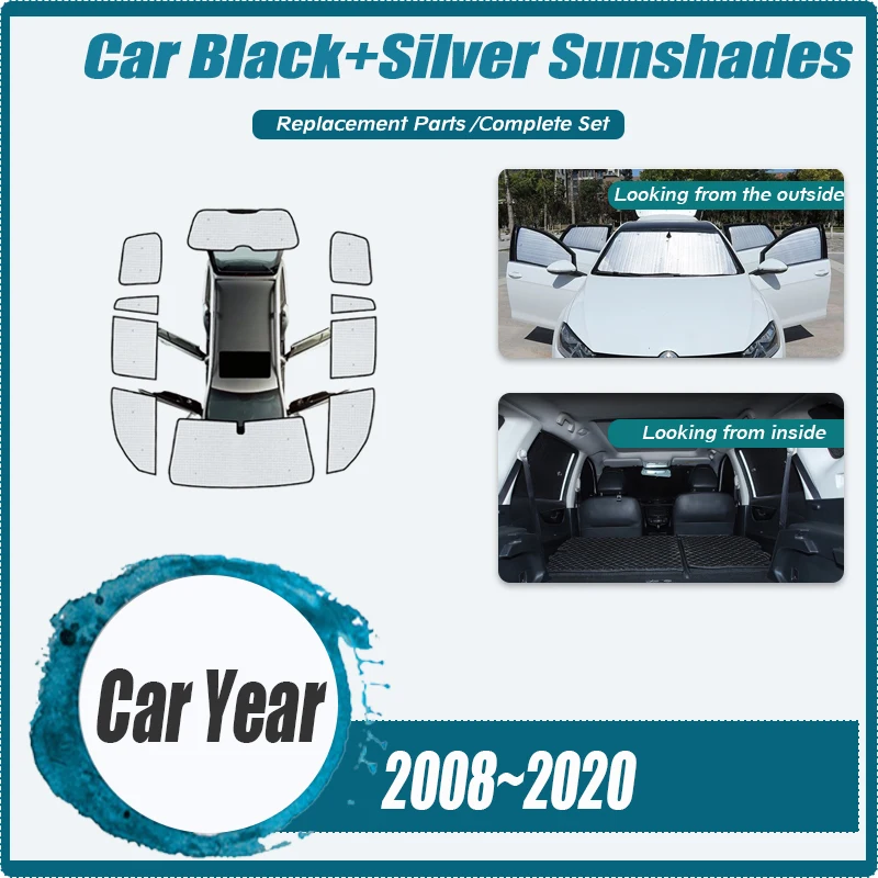 

Car Windows Sunshades For Toyota Land Cruiser LC200 Accessories FJ200 J200 2008~2021 Car Windshield Anti-UV Sun Protector Covers