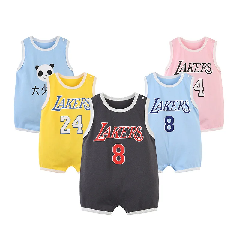 New Boys Girls Summer Sleeveless Romper Baby Clothes Bodysuit For Newborn Infant Jumpsuit Toddler Onesies 0 to 12 Months